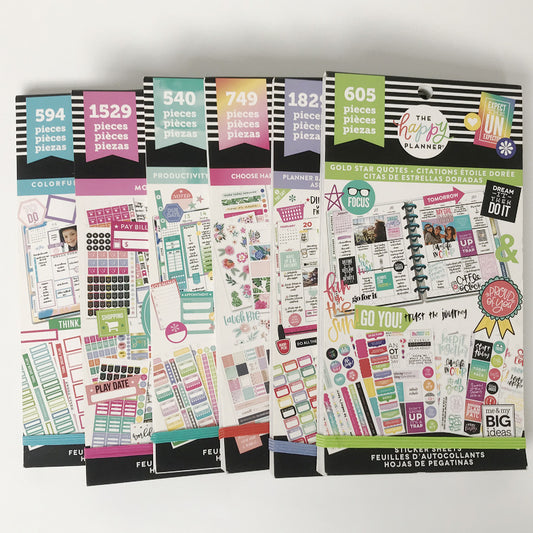Sticker Sheets Happy Planner